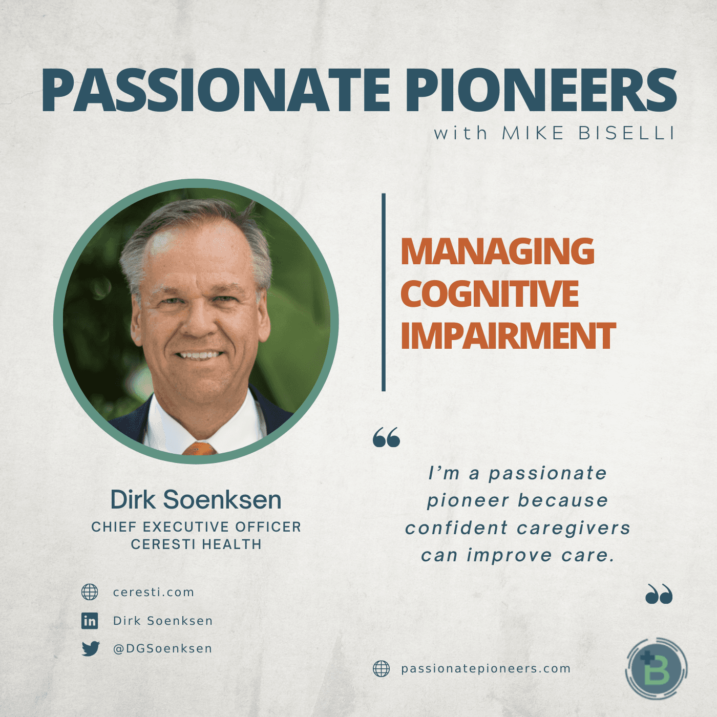 Managing Cognitive Impairment with Dirk Soenksen
