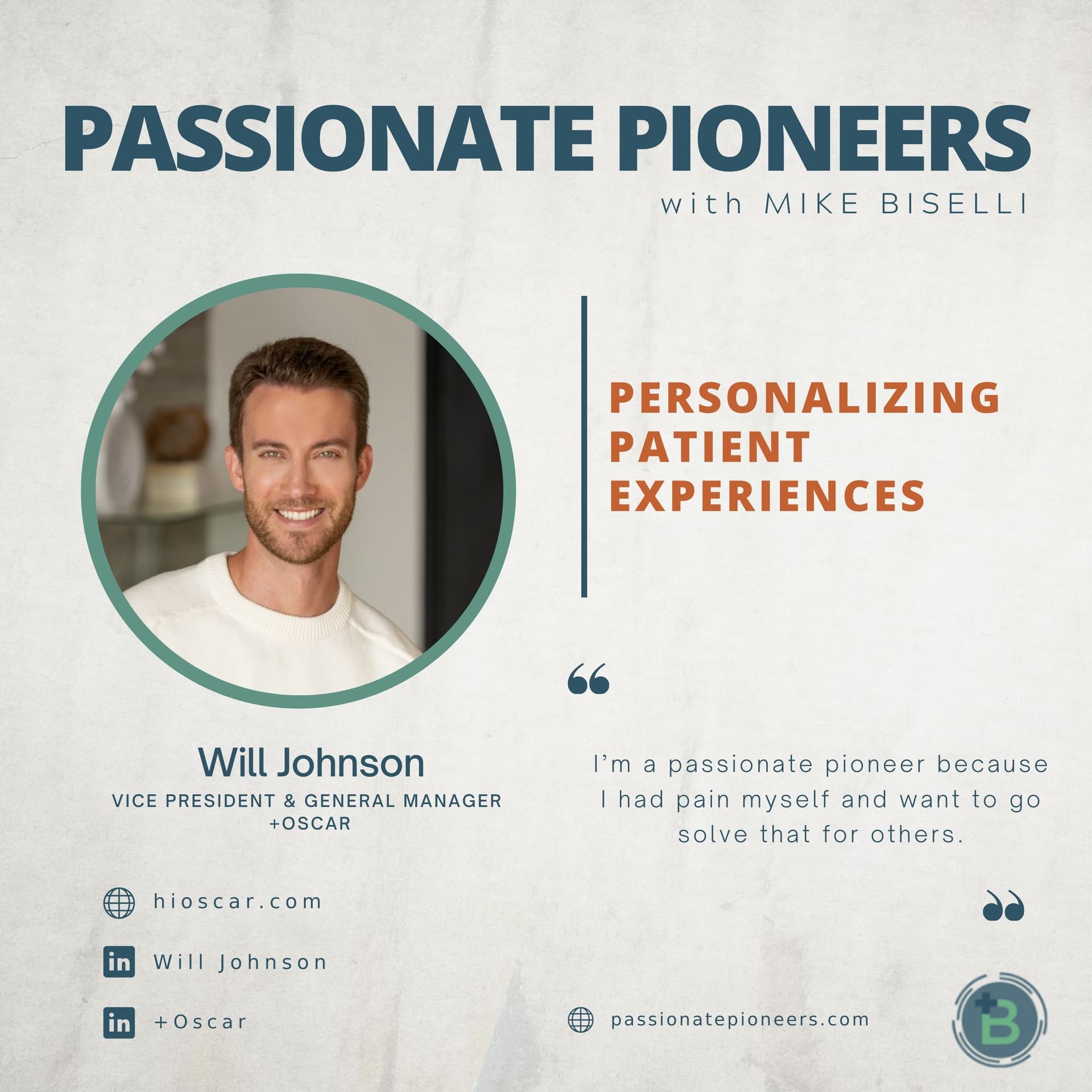 Personalizing Patient Experiences with Will Johnson