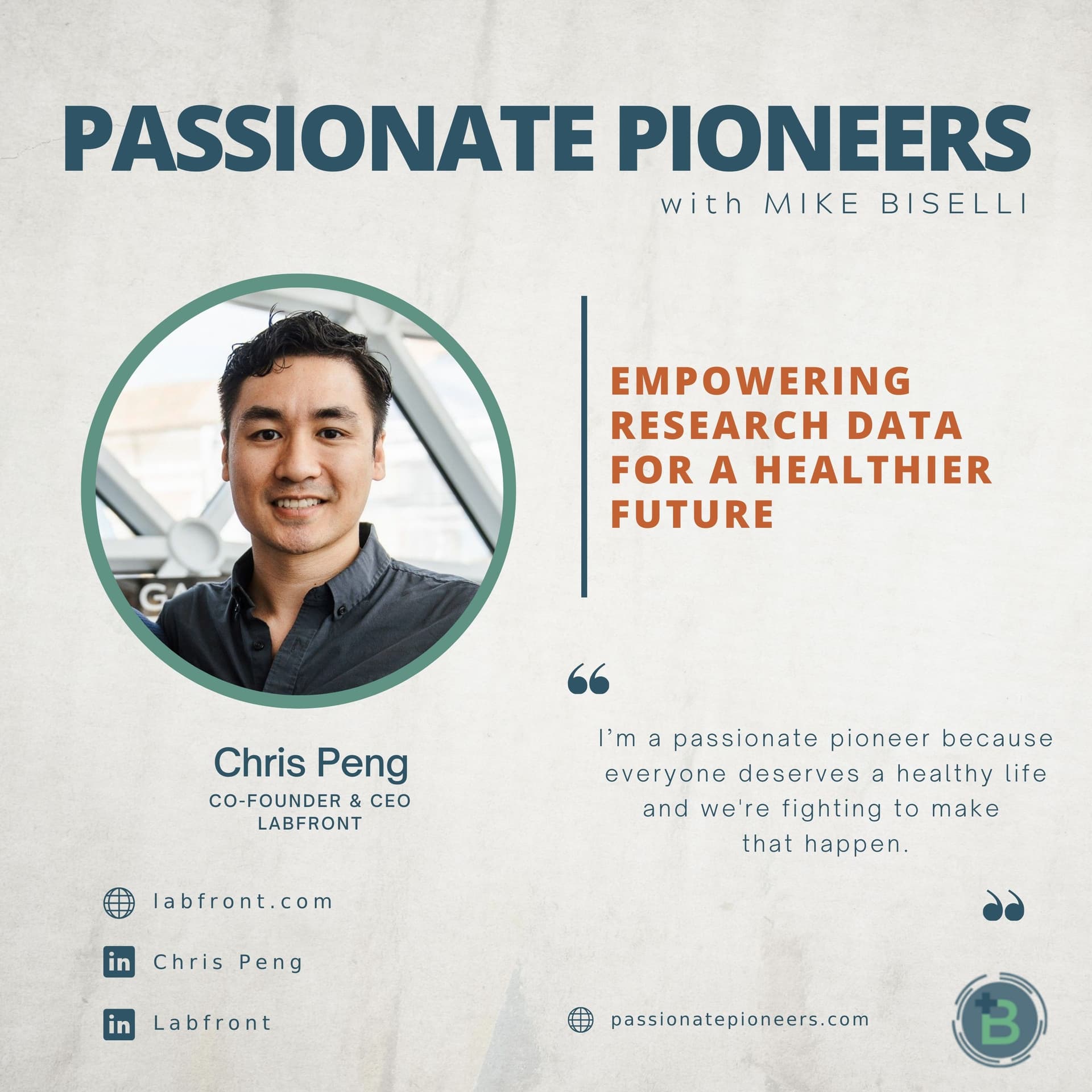 Empowering Research Data for a Healthier Future with Chris Peng