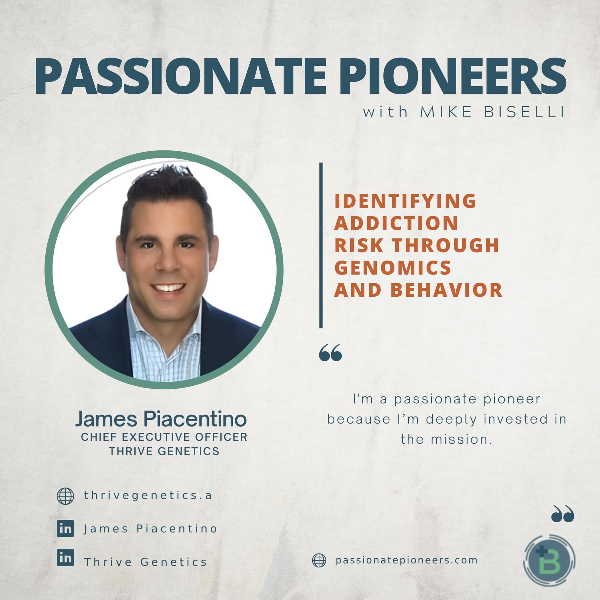 Identifying Addiction Risk Through Genomics and Behavior with James Piacentino