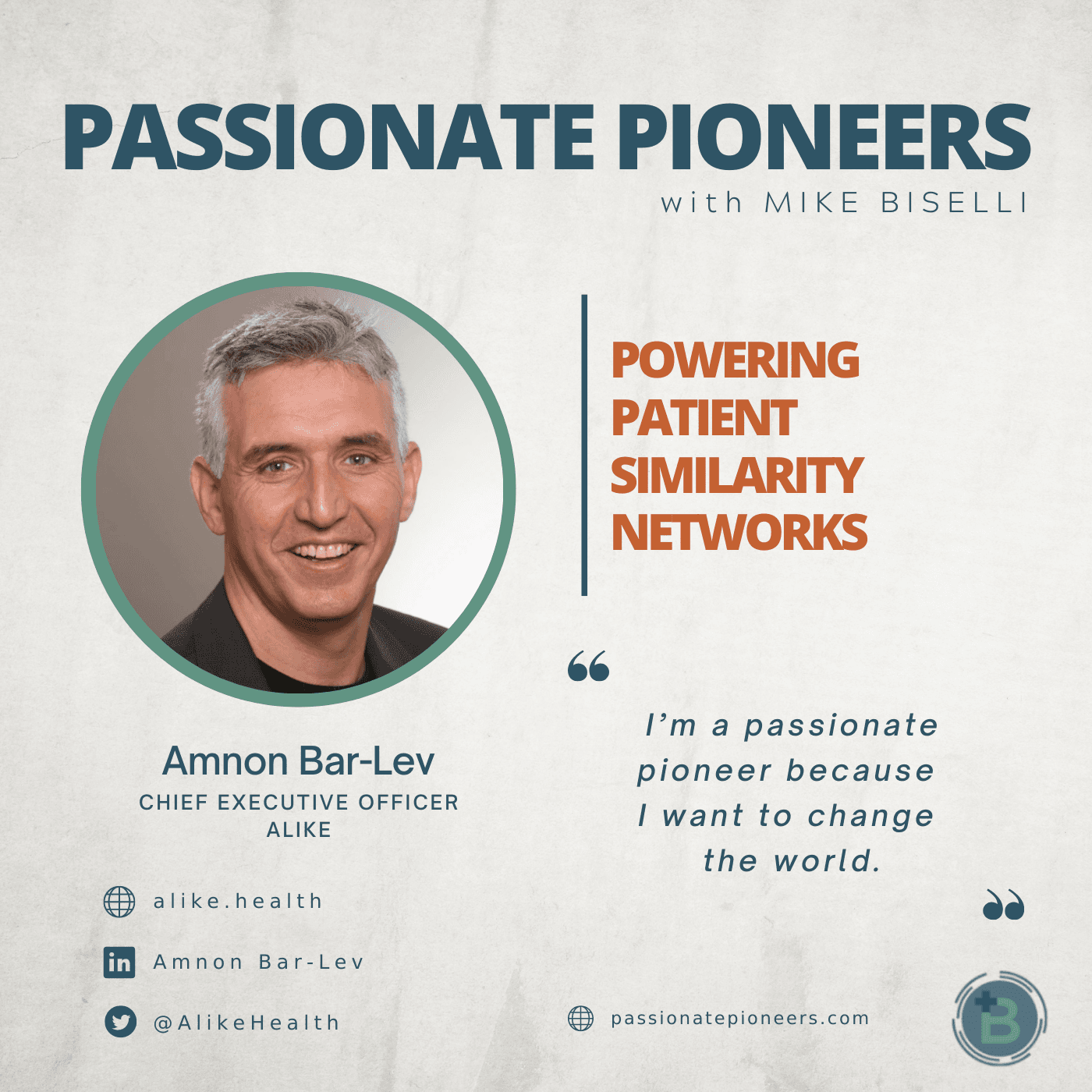Powering Patient Similarity Networks with Amnon Bar-Lev
