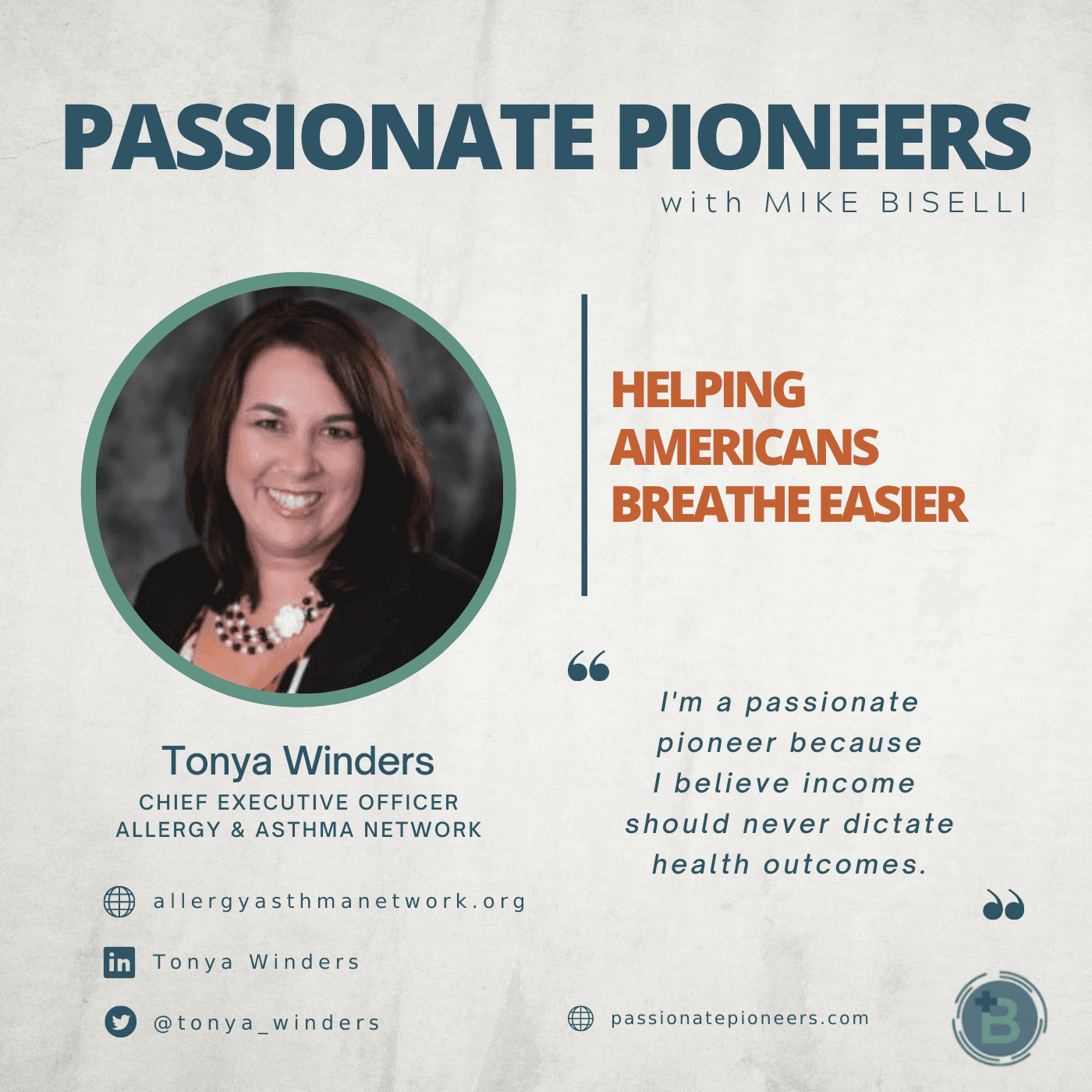 Helping Americans Breathe Easier with Tonya Winders