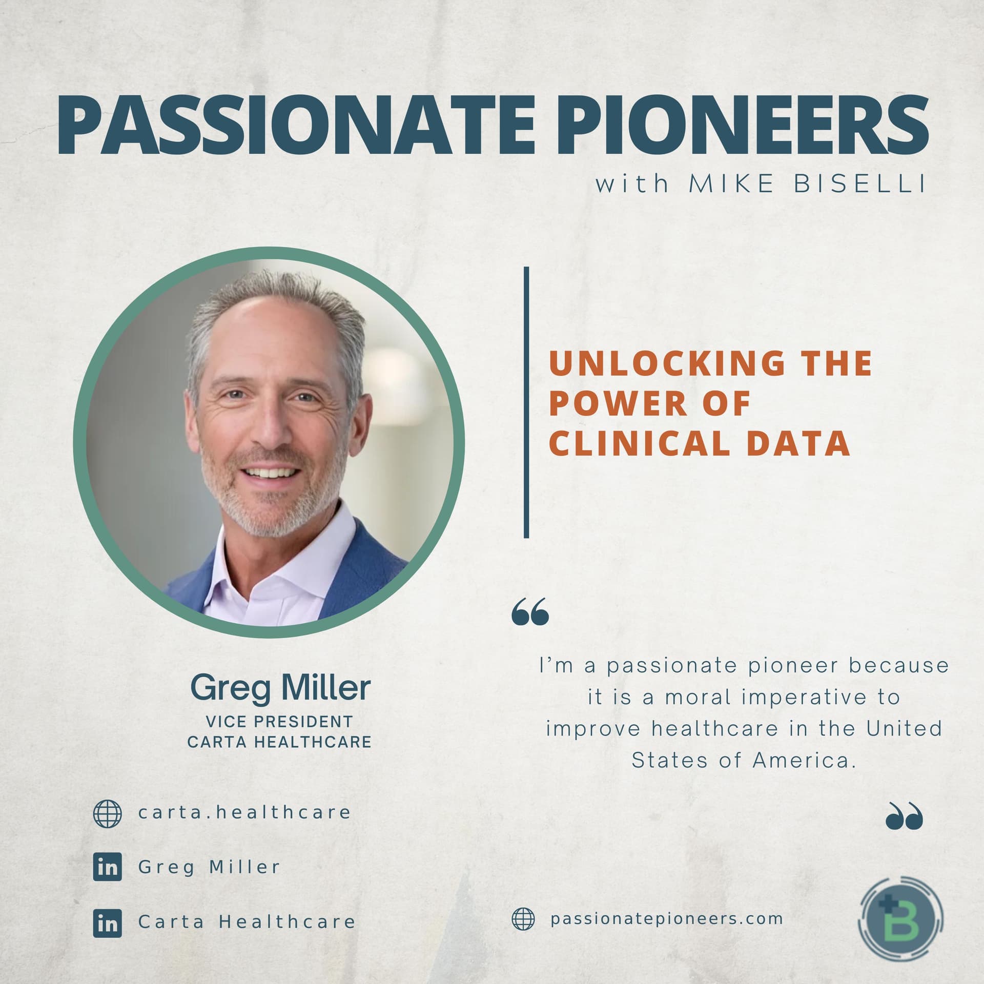 Unlocking the Power of Clinical Data with Greg Miller