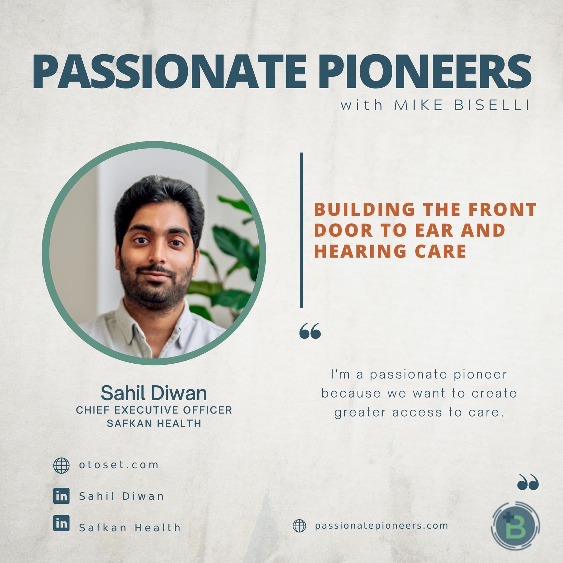 Building the Front Door to Ear and Hearing Care with Sahil Diwan