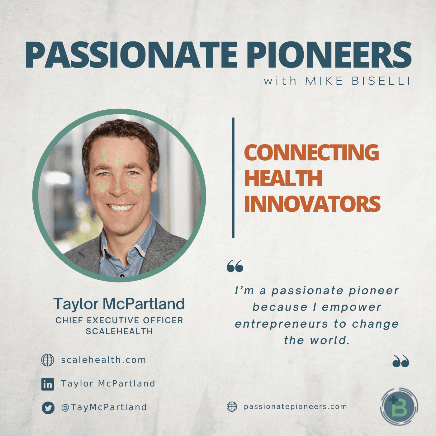 Connecting Health Innovators with Taylor McPartland