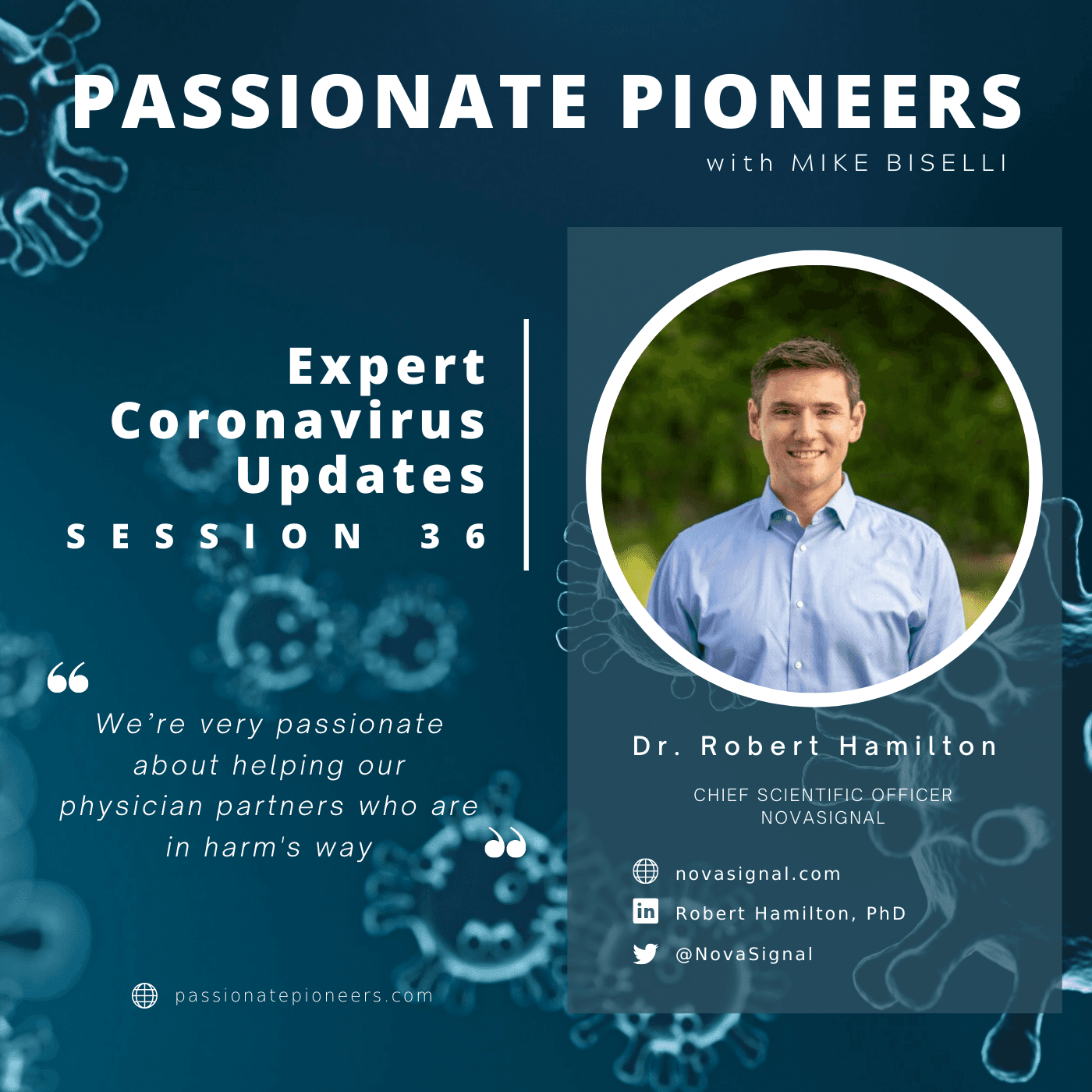 Expert Coronavirus Updates with Dr. Robert Hamilton | Session 36