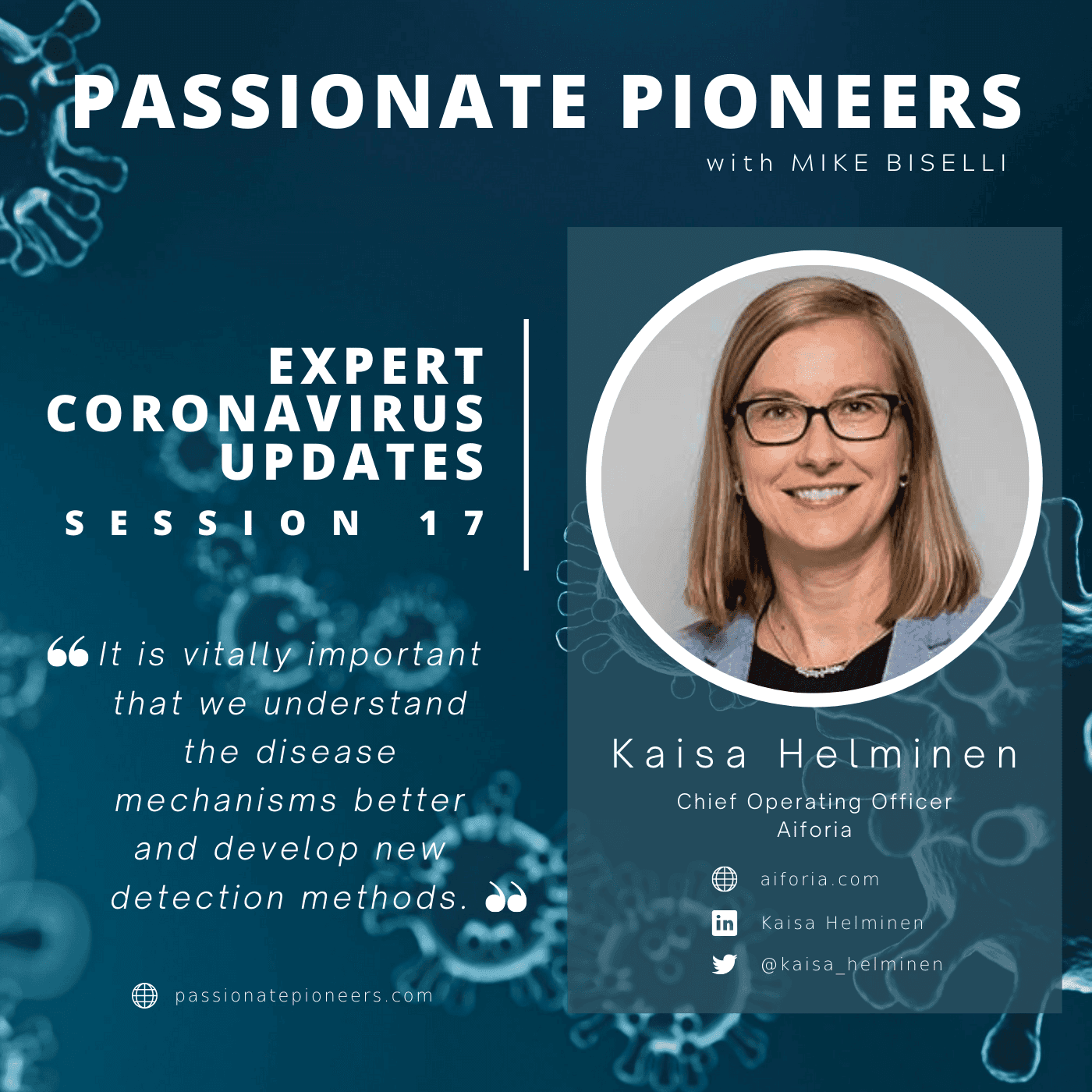 Expert Coronavirus Updates with Kaisa Helminen | Session 17