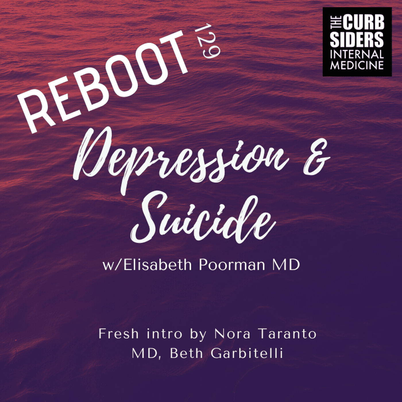 REBOOT #129 Depression and Physician Suicide with Elisabeth Poorman MD
