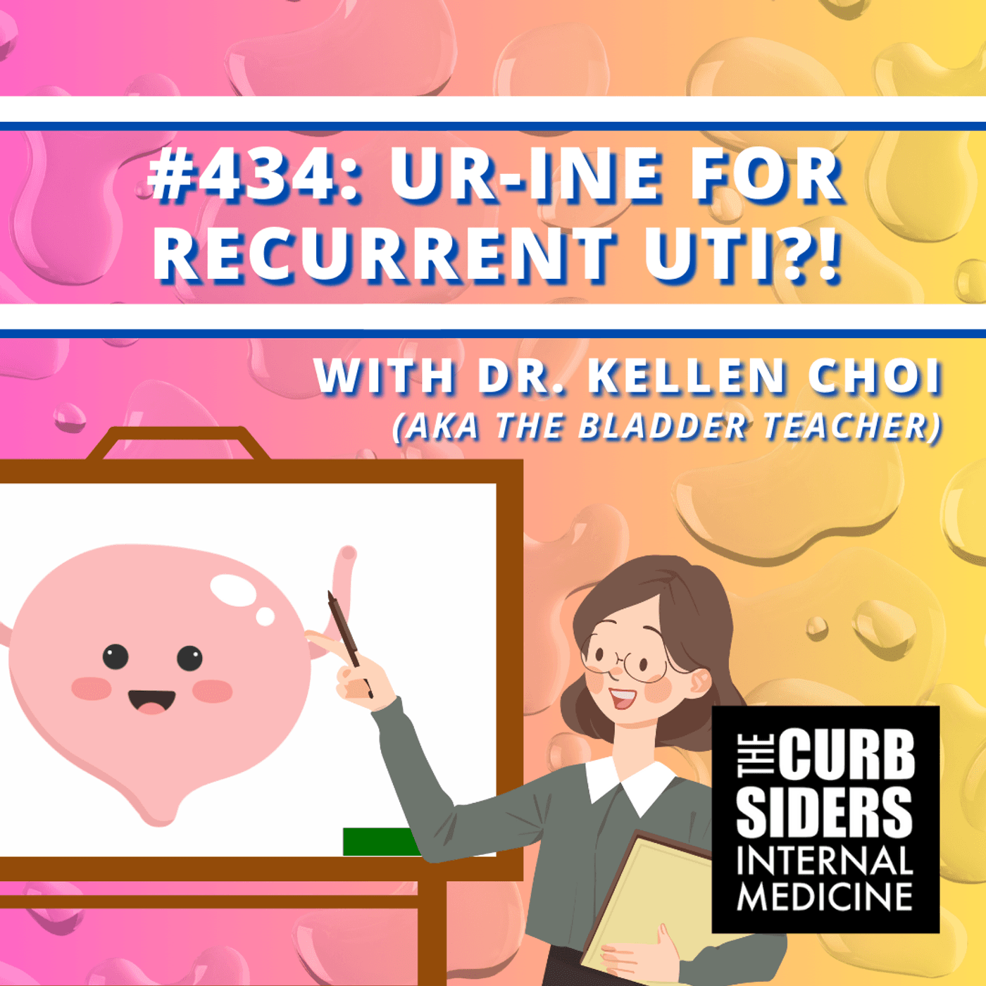 #434: Ur-INe for Recurrent UTI?!  with Dr. Kellen Choi, DO  AKA The Bladder Teacher 
