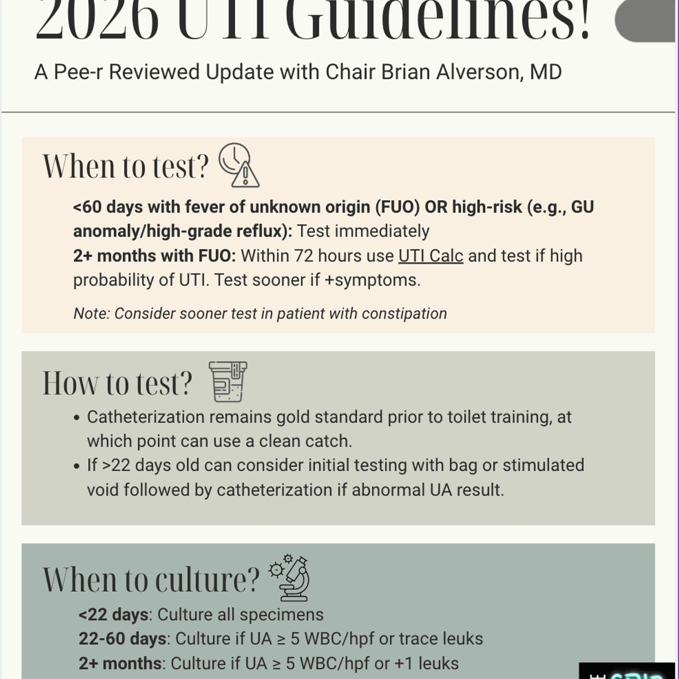 S8 Ep194: Pee-r Reviewed:  New AAP UTI Guidelines!