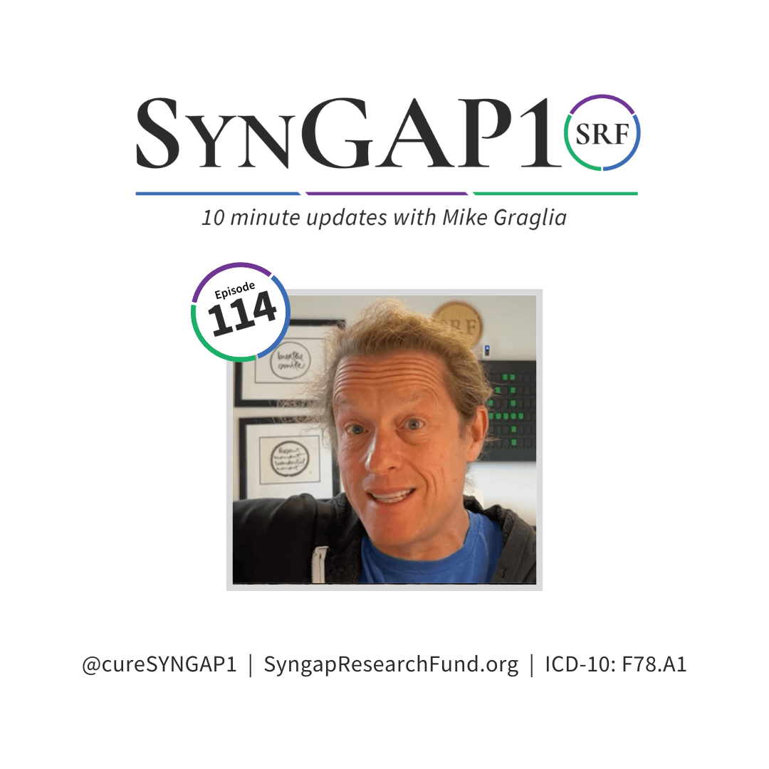 Naya, Pods, ILAE, Warriors, Talking to Pharma, Monica H. is doing Cannonball! Another week in Syngap-land — #S10e114