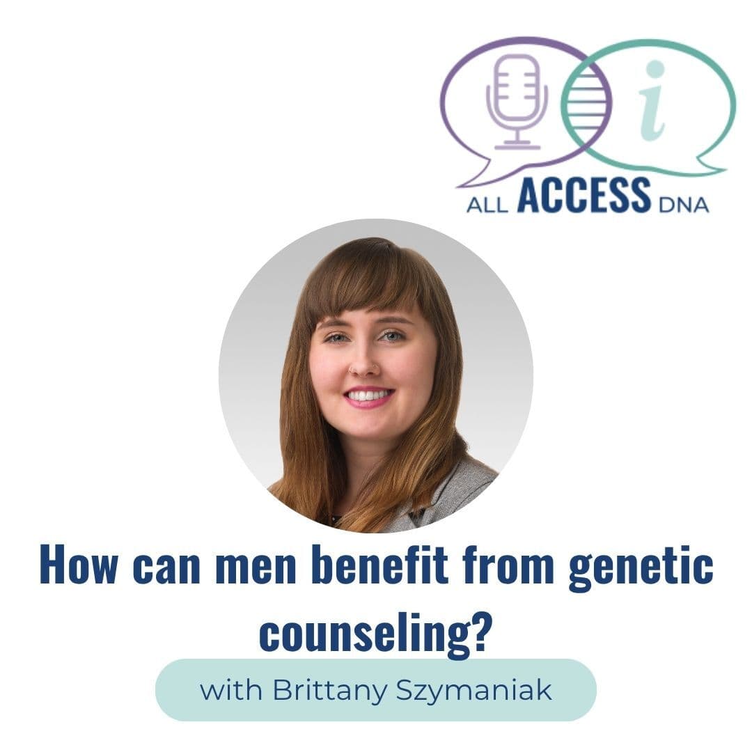 How can men benefit from genetic counseling?