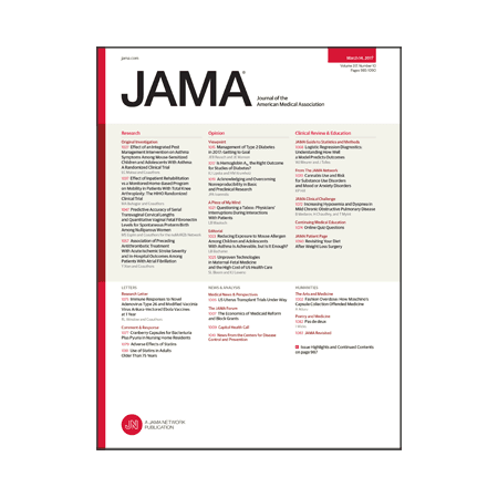 Mouse management for preventing asthma in children, inpatient vs home-based rehab after TKA, predicting preterm birth, and more