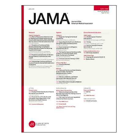 Zoledronic Acid for Osteoarthritis, Pulse Oximetry for Bronchiolitis, PCR Test Results in Recovered Patients, and more