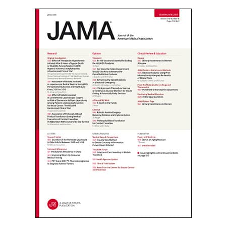 Robotic surgery benefits and costs, urinary incontinence review, Bayesian RCT analysis, and more.