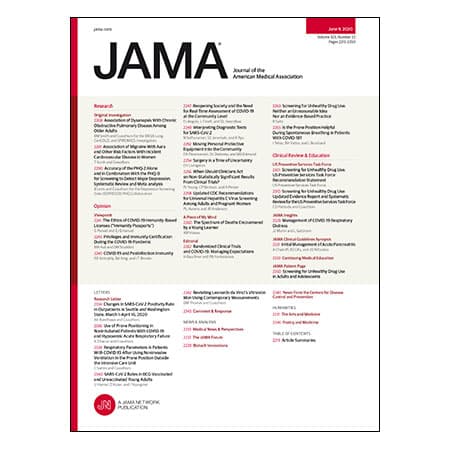 COPD and Dysanapsis, Migraine Aura and CVD, Prone Positioning for COVID19, and more