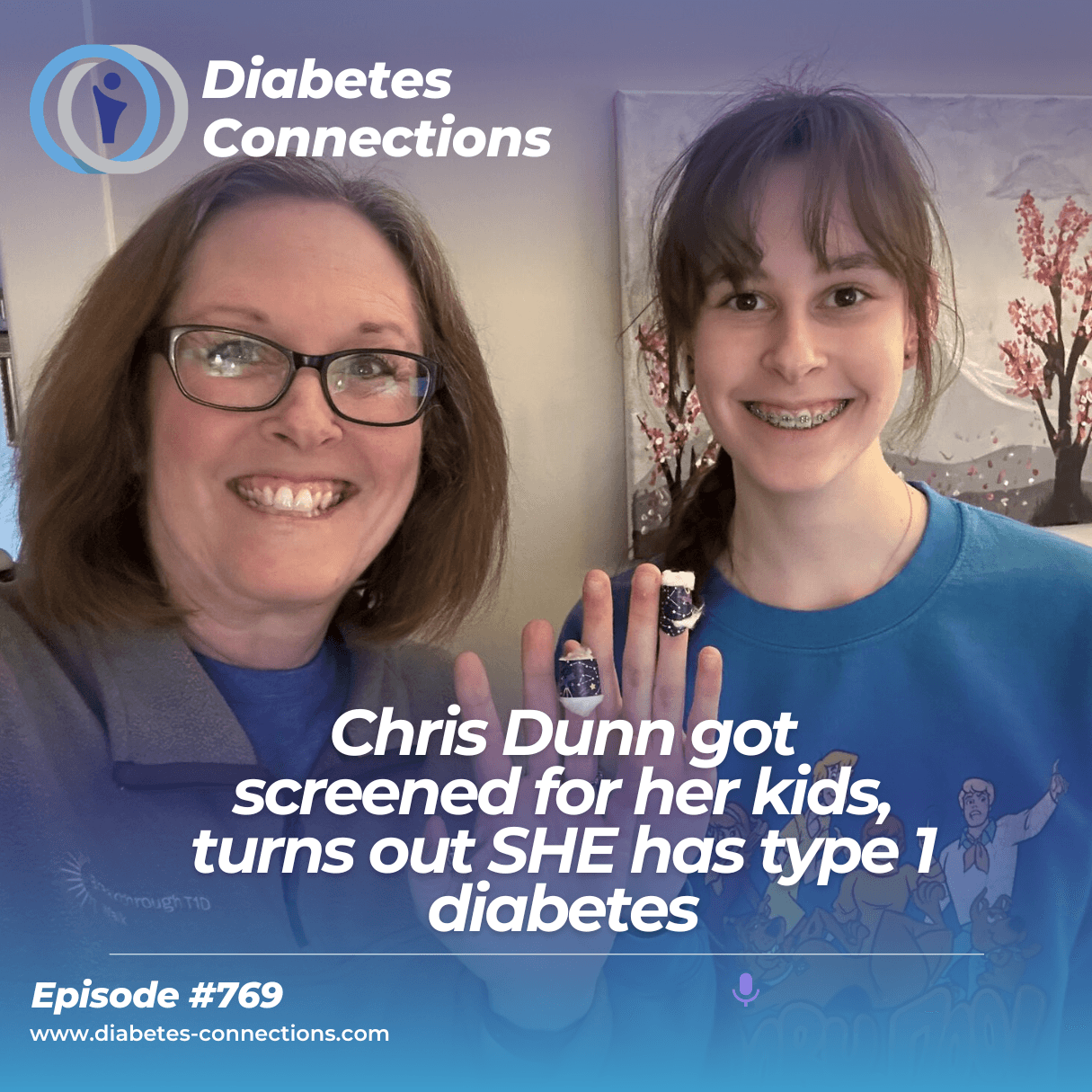 Chris Dunn got screened for her kids, turns out SHE has type 1 diabetes