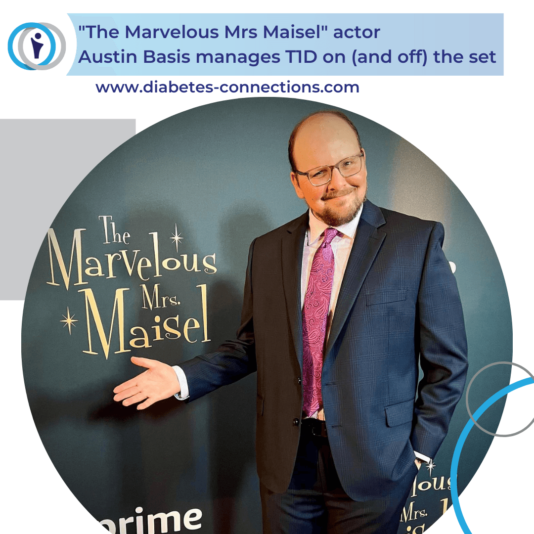 "The Marvelous Mrs Maisel" actor Austin Basis manages T1D on (and off) the set