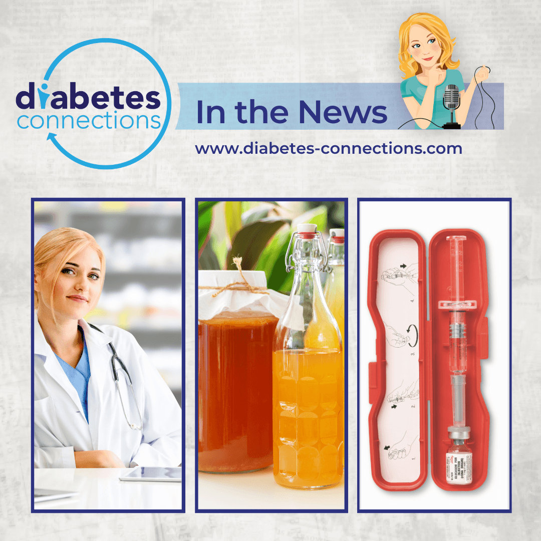 In the News... Pharmacy-CGM pilot program, new glucagon laws pass, kombucha for T2D and more!