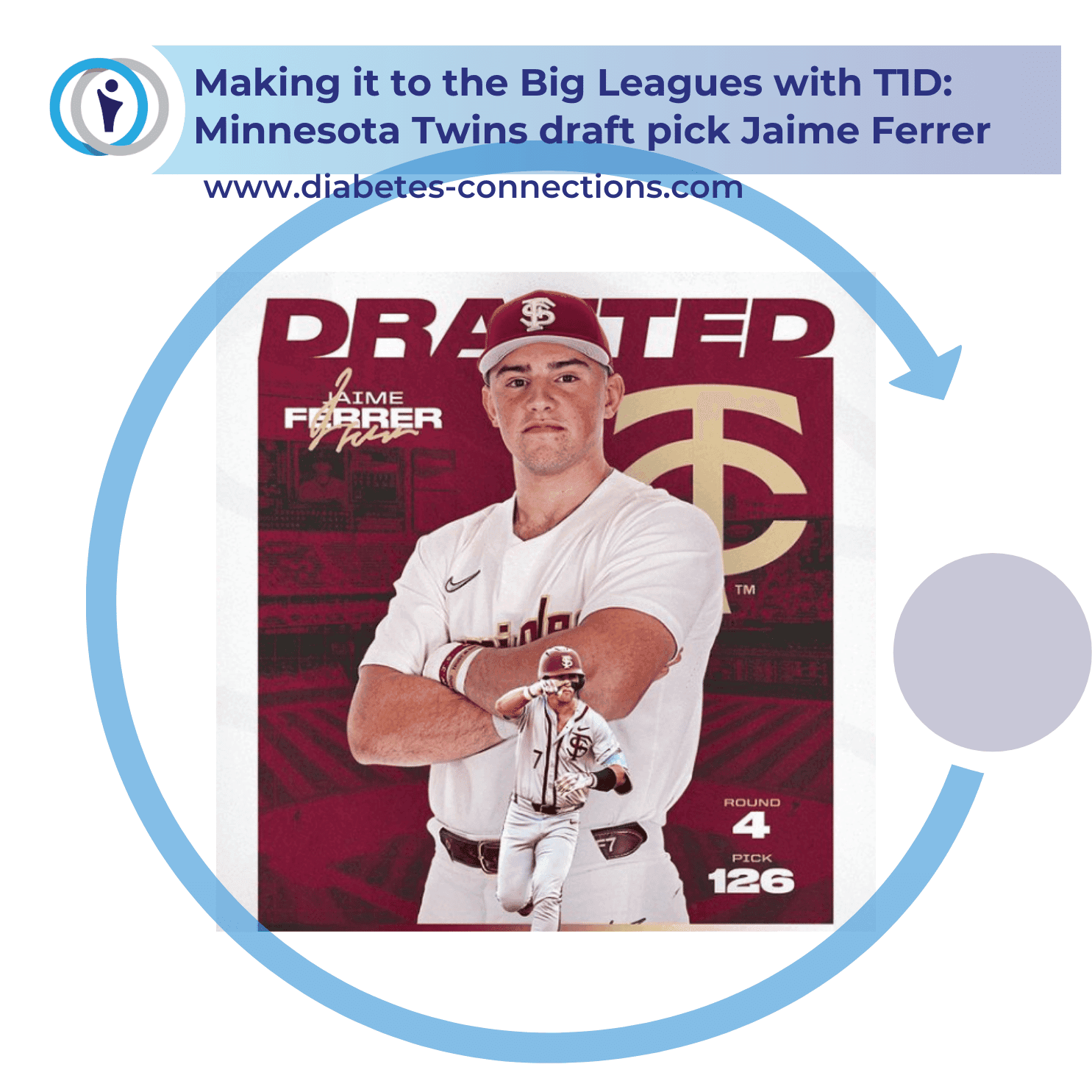 Making it to the Big Leagues with T1D: Minnesota Twins draft pick Jaime Ferrer