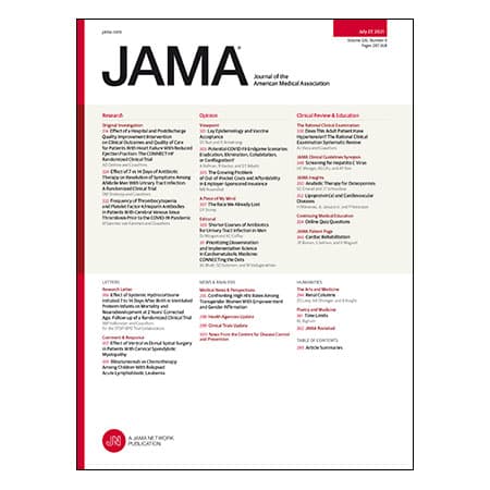 Heart Failure Quality Improvement RCT, 7 vs 14 Days of Antibiotics for Male UTI, Does This Patient Have Hypertension?, and more