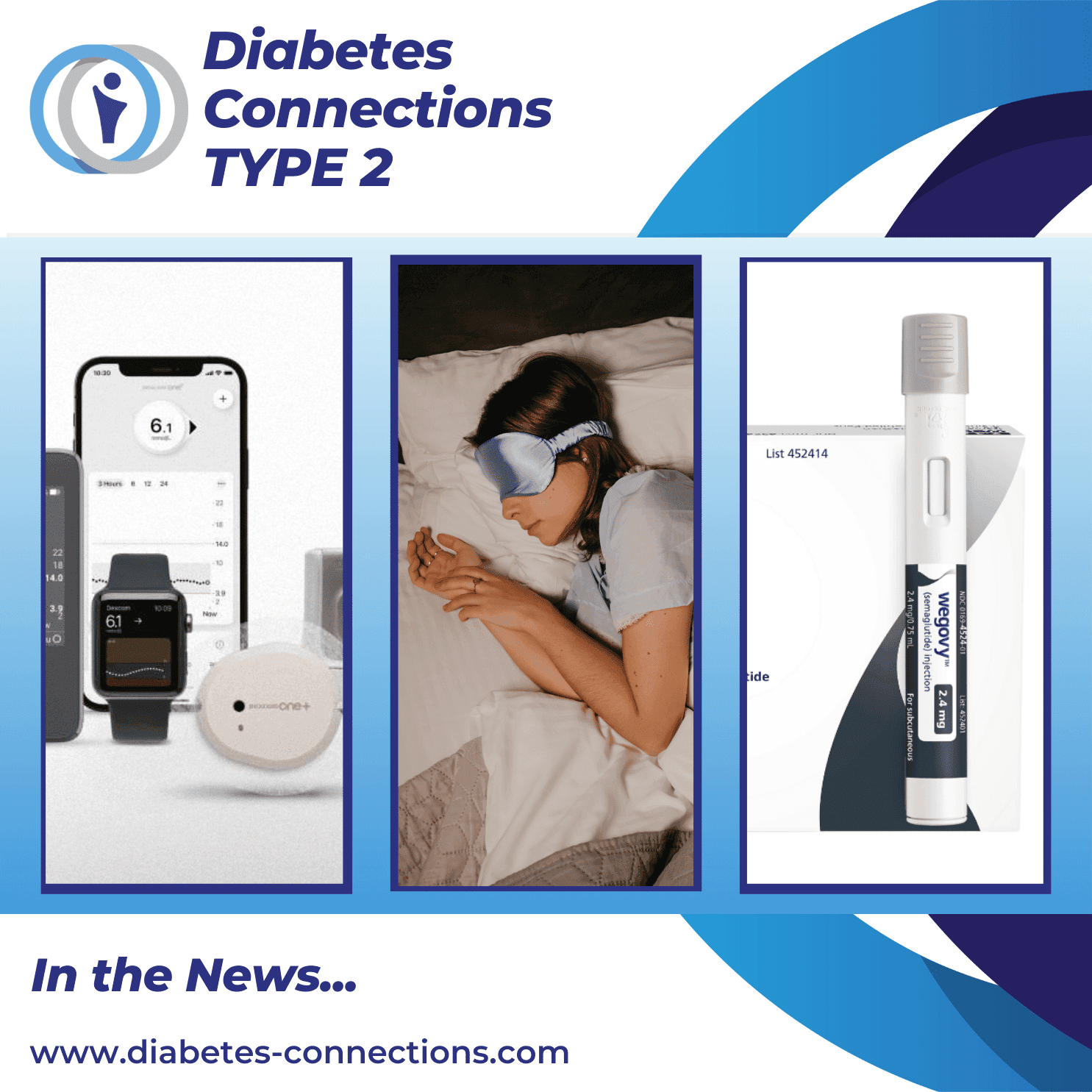 In the News... Dexcom-to-watch update, Wegovy studies, night time hypo research and more!