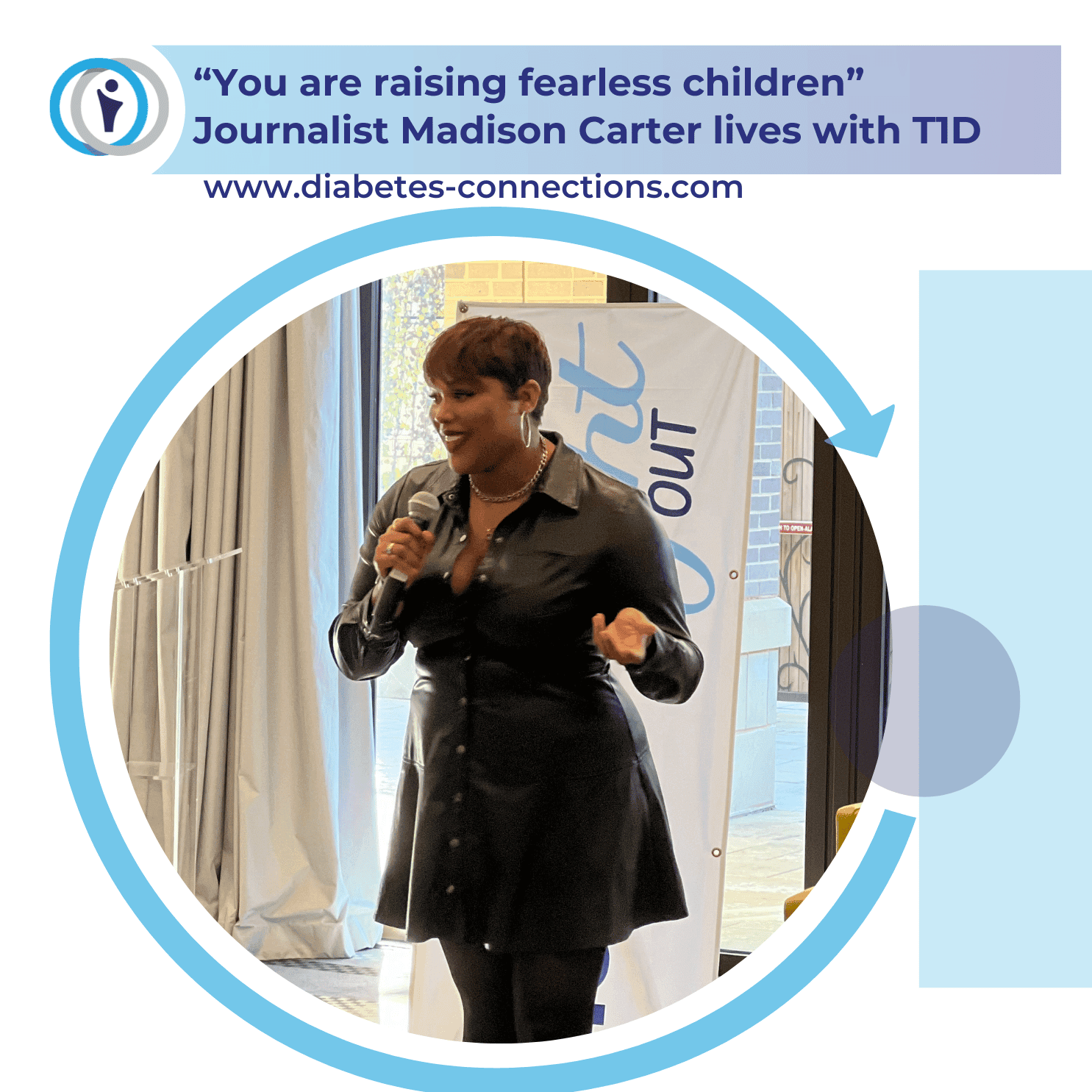 "You are raising fearless children" journalist Madison Carter speaks at Moms' Night Out Charlotte