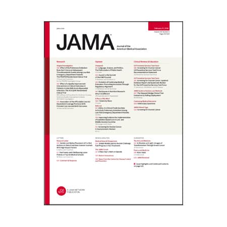 Excluding PE in Low-Risk ED Patients, Screening for Ovarian Cancer, COIs in Nutrition Research, and more