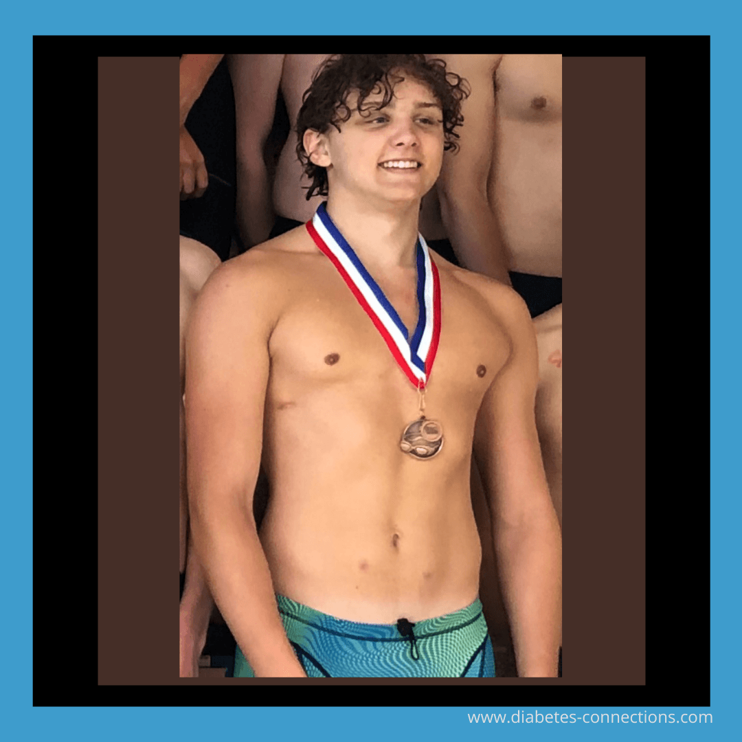 Pulled from a meet for his CGM's tape, a high school swimmer with T1D speaks out