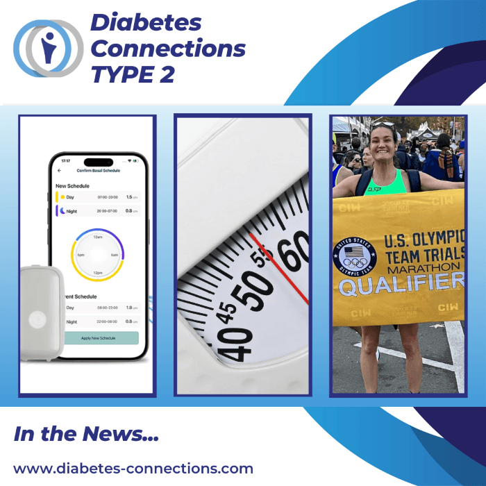 In the News.. weight loss & cancer study for T2D, new pump submitted, Summer Olympic hopeful with T1D and more!
