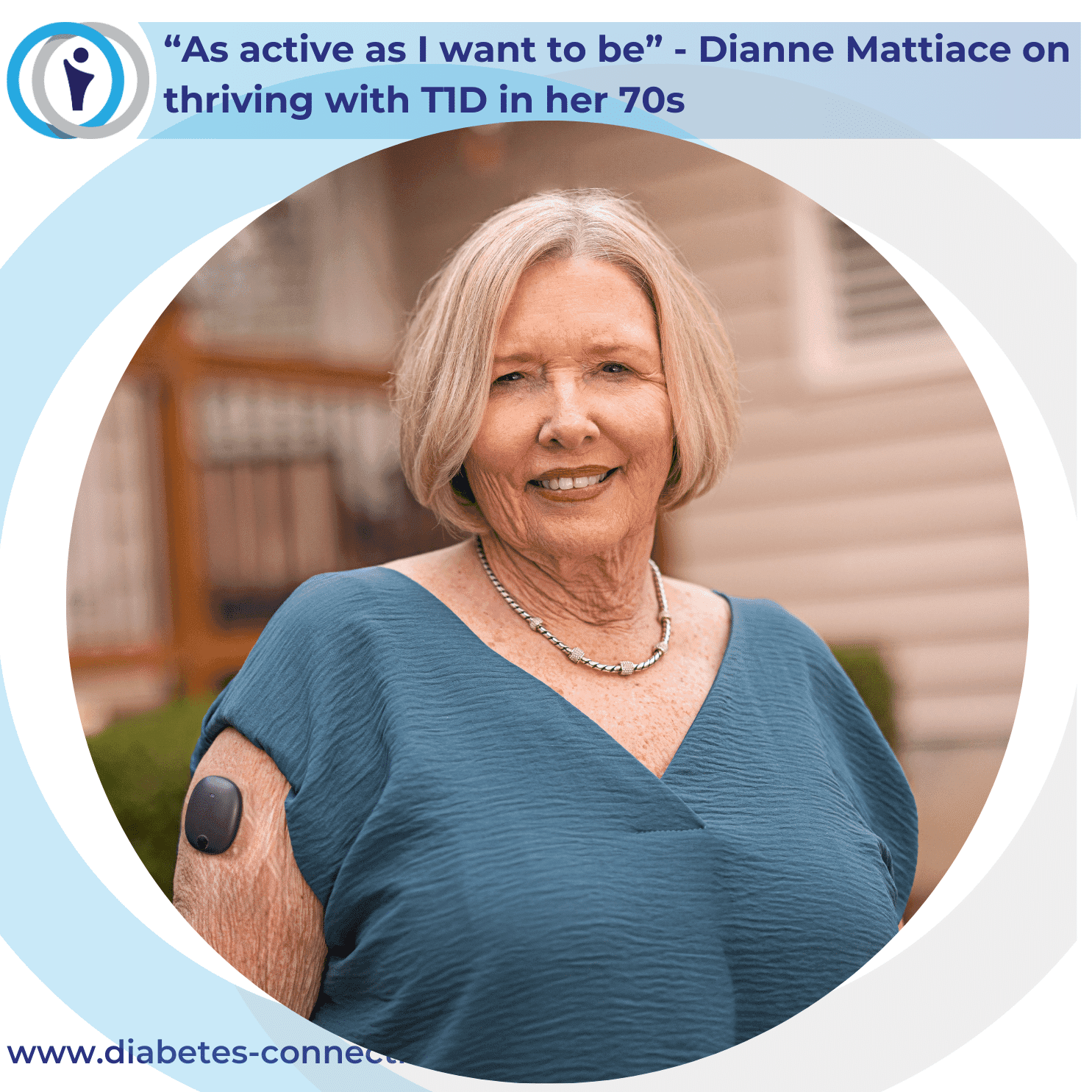 "As active as I want to be" - Dianne Mattiace uses Eversense CGM to thrive with T1D in her 70s