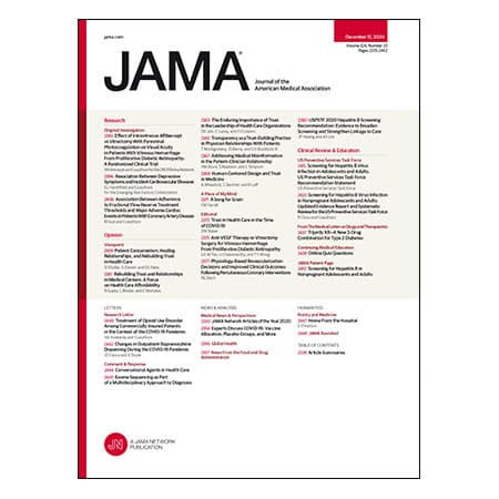 VEGF Inhibitor vs Vitrectomy for Diabetic Retinopathy, FFR-Based PCI, USPSTF Guideline on HBV Screening, and more