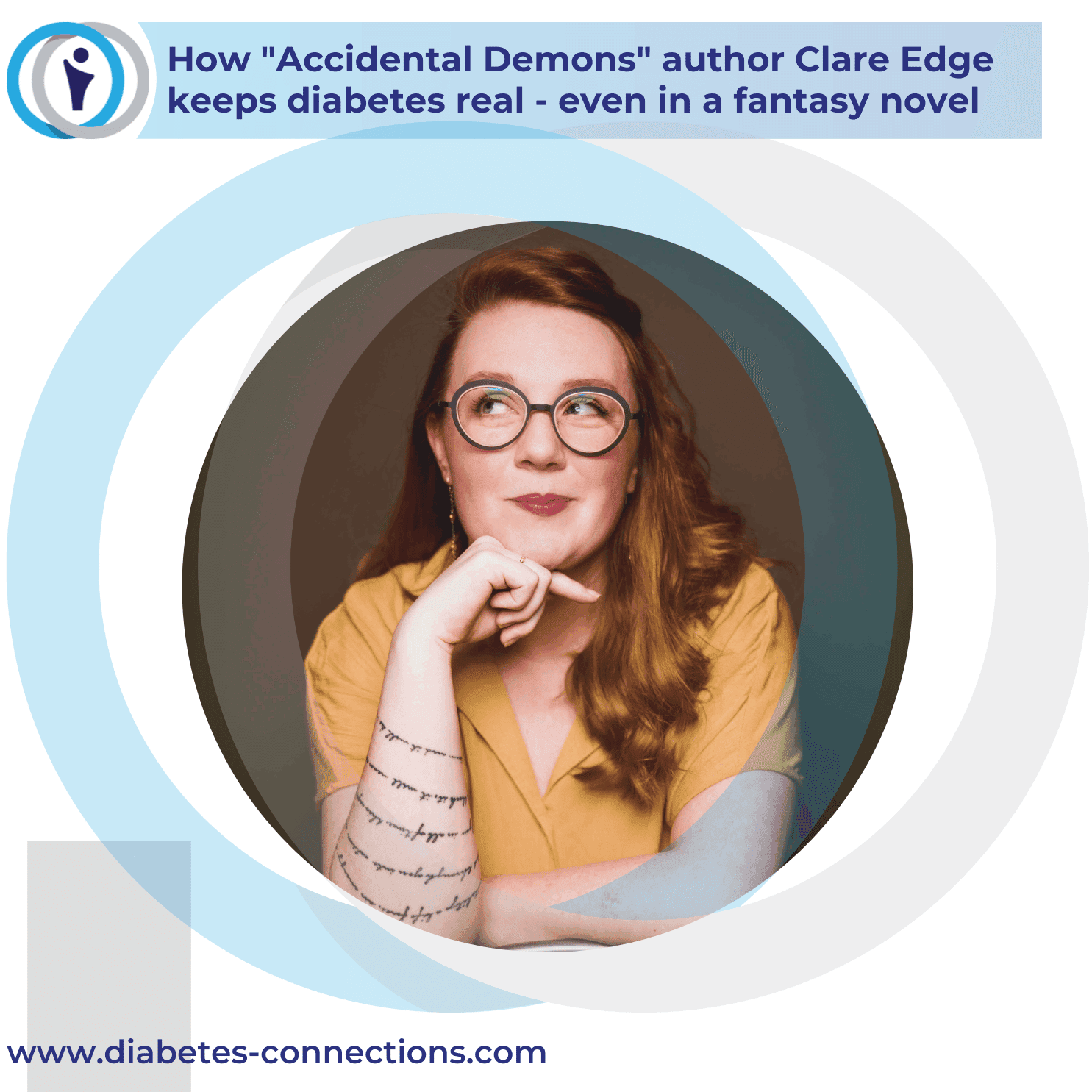 How "Accidental Demons" author Clare Edge keeps diabetes real, even in a fantasy novel
