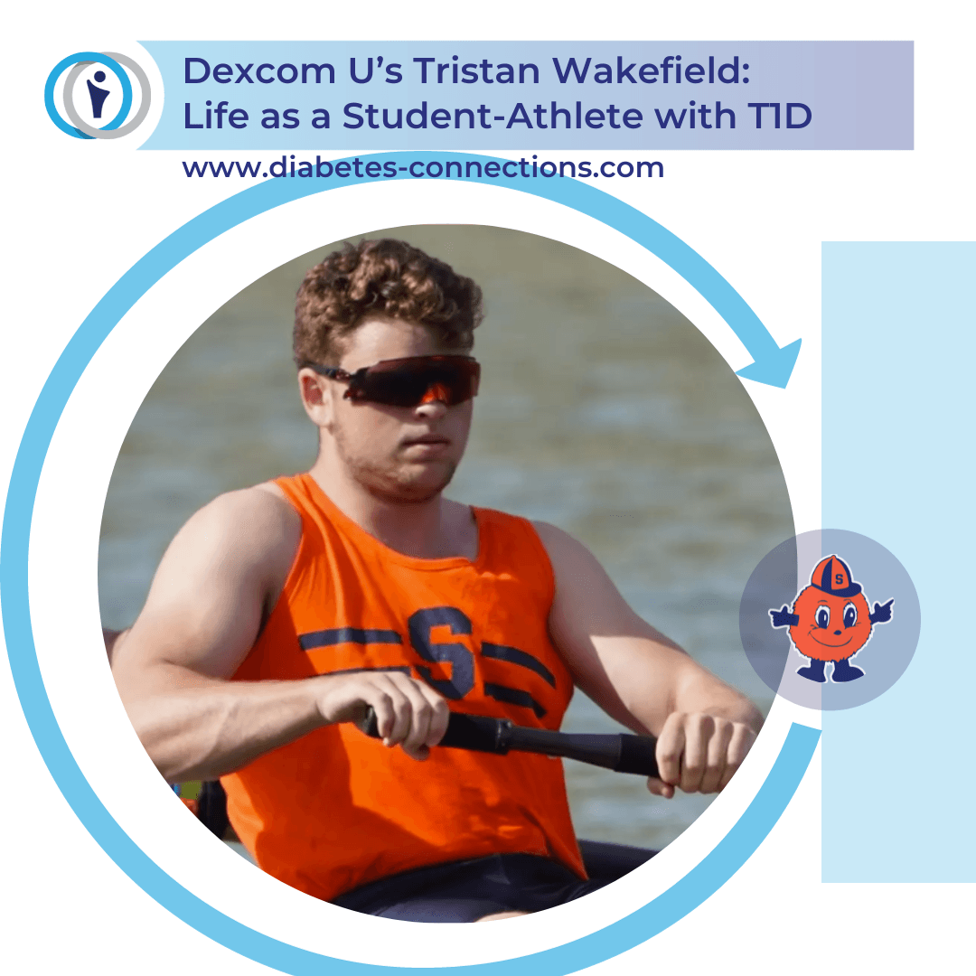 Dexcom U rower Tristan Wakefield talks about life as a student athlete with T1D