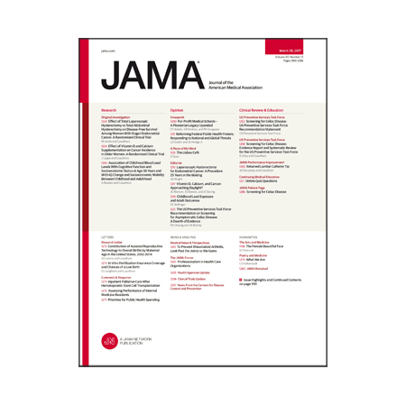Vitamin D and calcium for cancer prevention, screening for celiac disease, long-term outcomes of lead poisoning in children, and more