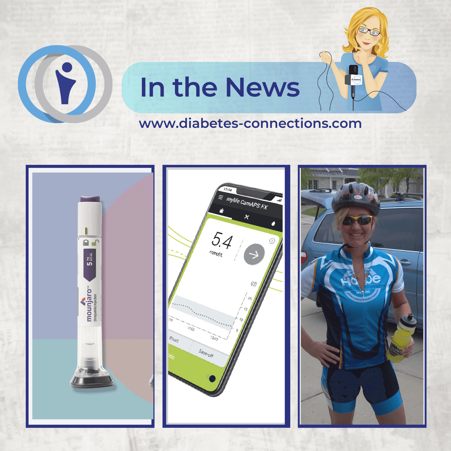In the News... World Diabetes Day, Free T1D Care(?!), More Mounjaro info, New pump system, and more!