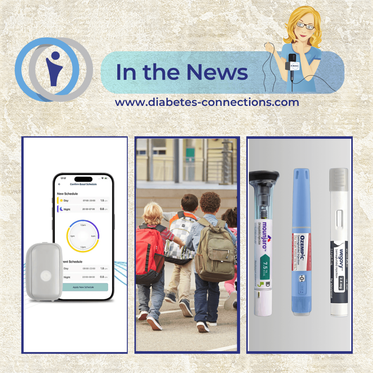 In the News.. Stem Cell Research Update, New Patch Pump Approved, GLP-1 Resistance Studied, Big Win T1D School Kids and more!