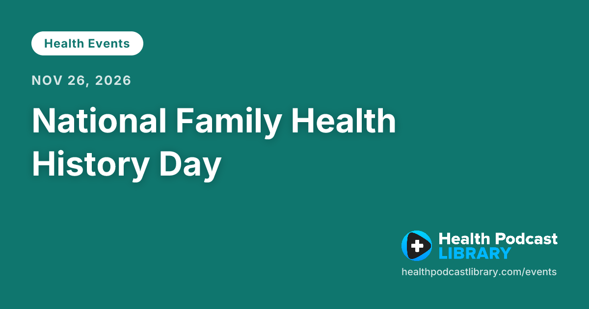 National Family Health History Day